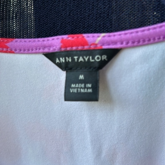 Cherry Blossoms Pink Navy Top Medium Travelers Travel Top - Picture 3 of 7